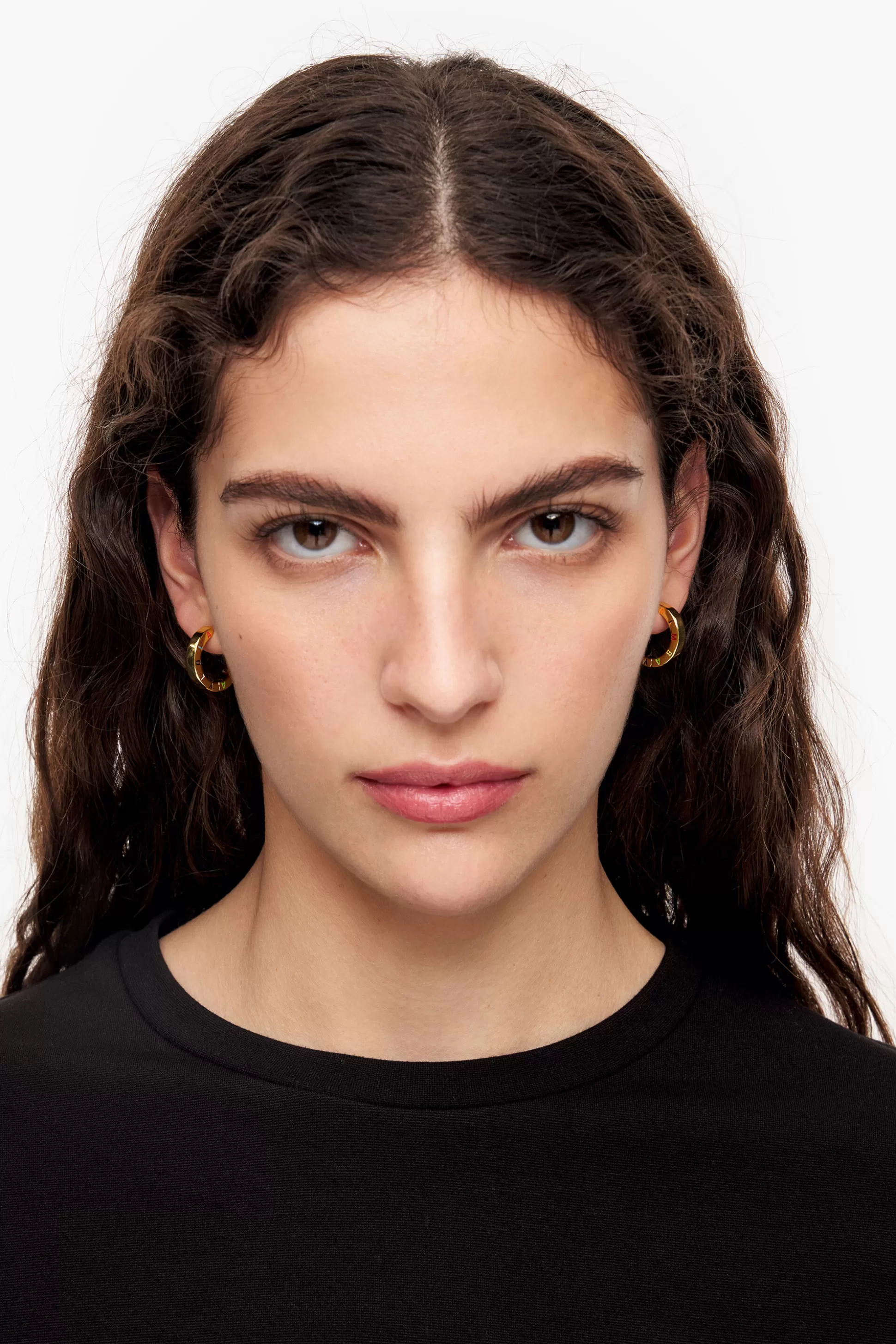 Discount BIMBA Y LOLA Brincos De Argola Dourados Multicoloridos Gold