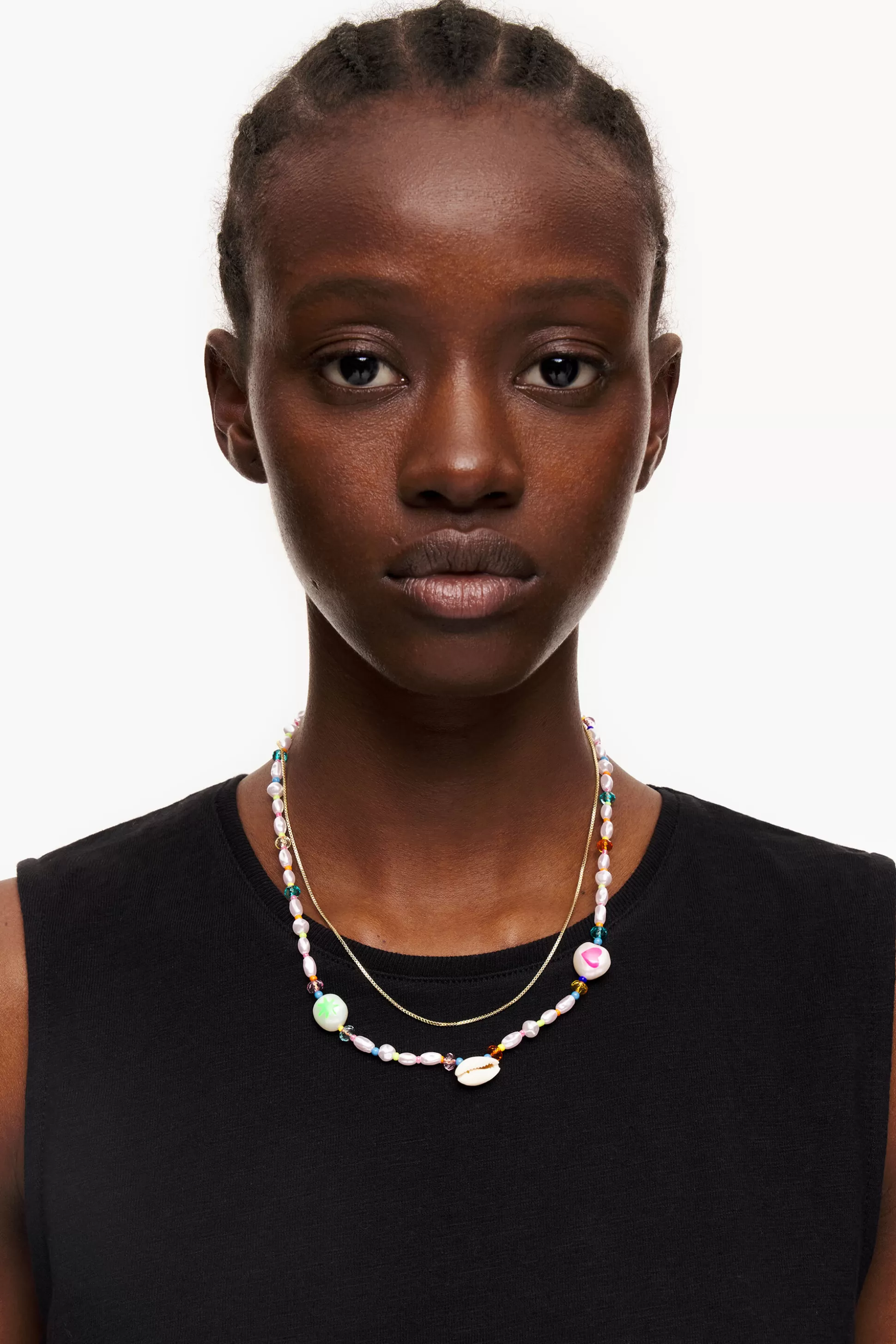 Best Sale BIMBA Y LOLA Colar Perolas E Cristais Multicoloridos Pearl