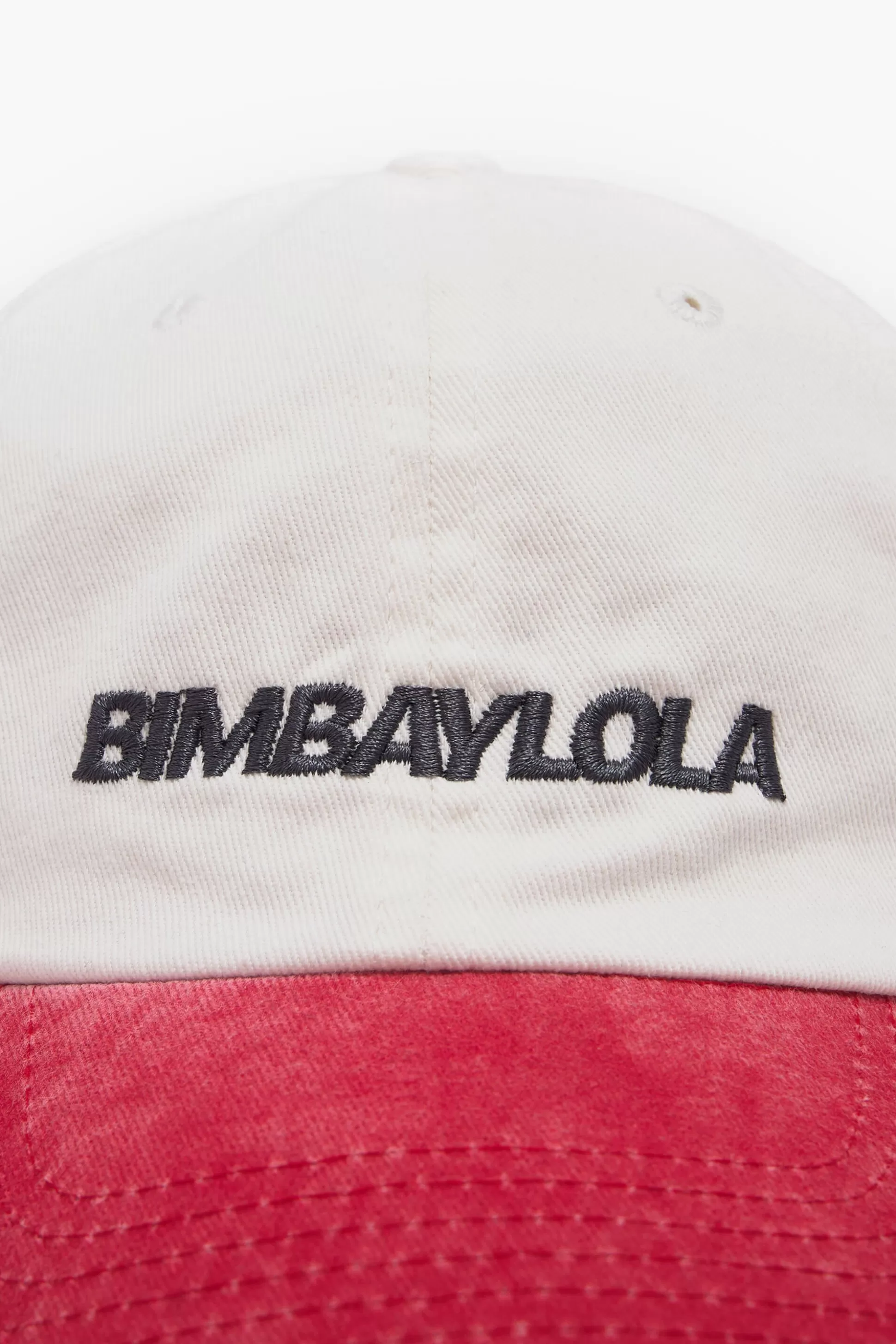 Store BIMBA Y LOLA Gorro Algodao Bicolor Branco White