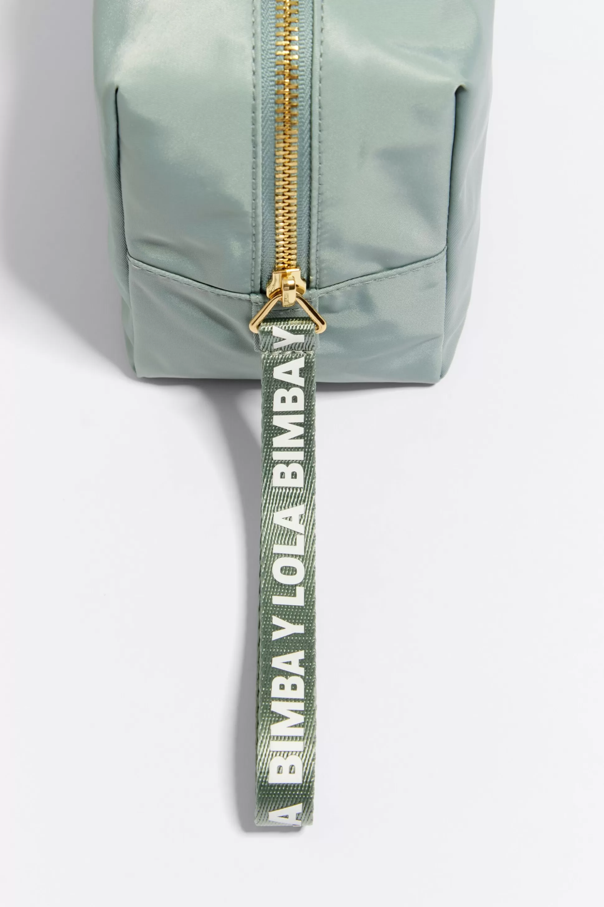 Best Sale BIMBA Y LOLA Necessaire Retangular L Nylon Verde-Agua Watergreen