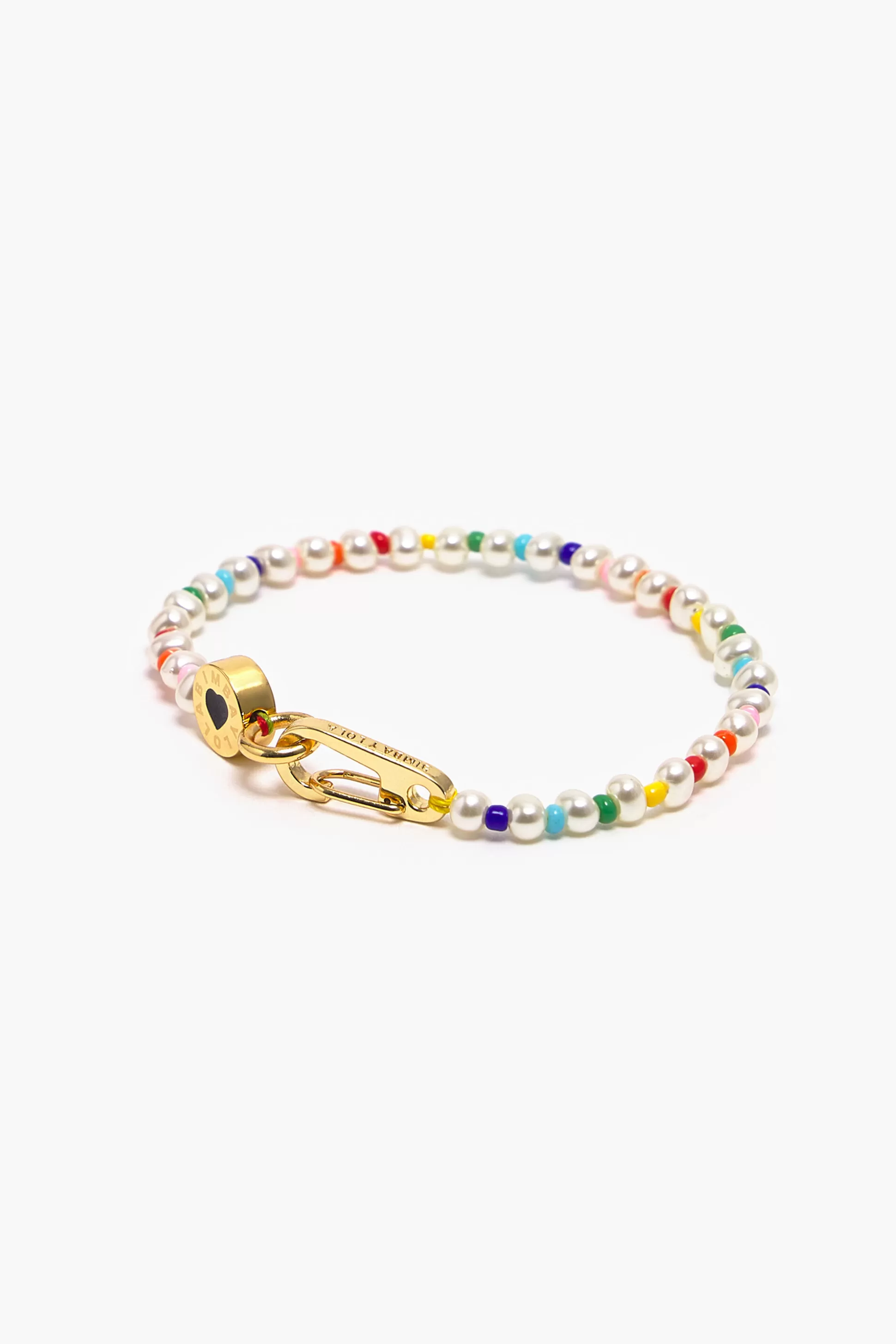 Best Sale BIMBA Y LOLA Pulseira Perolas E Beads Multicolorida Blue